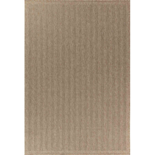 August Grove Harper Kilim Braided Herringbone Design Outdoor Rugs